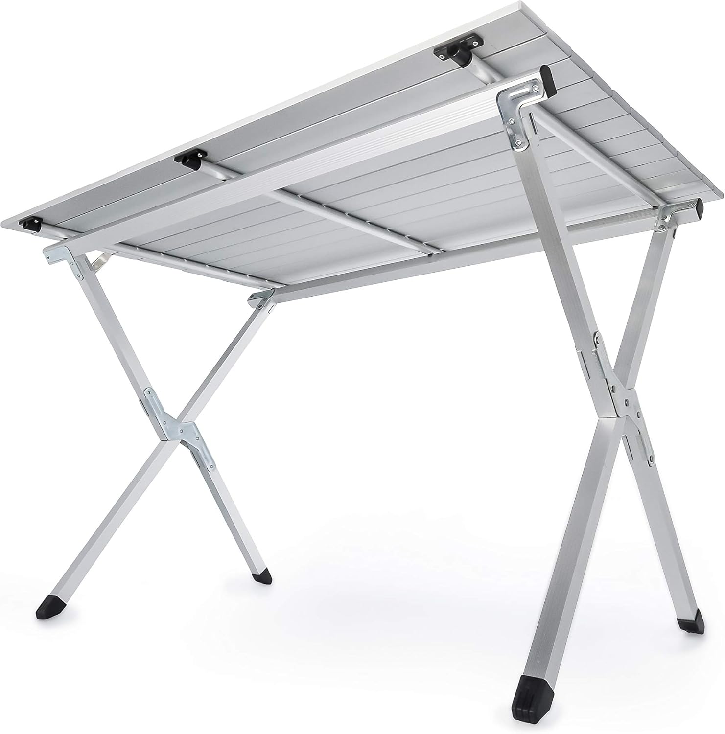 Aluminum Roll-Up Campsite Table with Carrying Bag Q867856