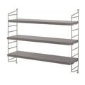 Grey Pocket Wall Shelf P622