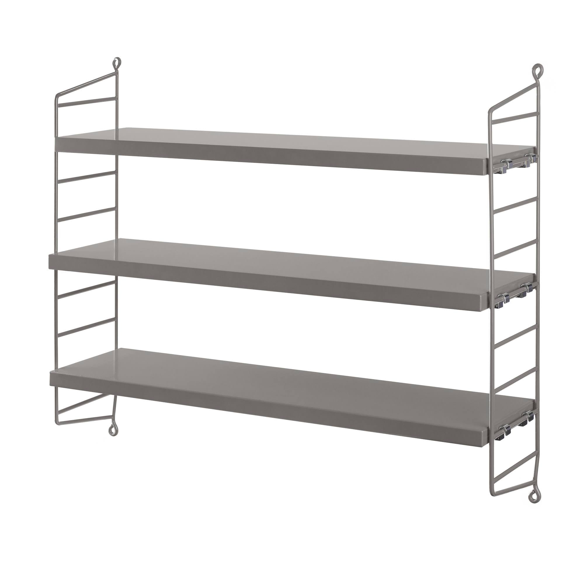 Grey Pocket Wall Shelf P622