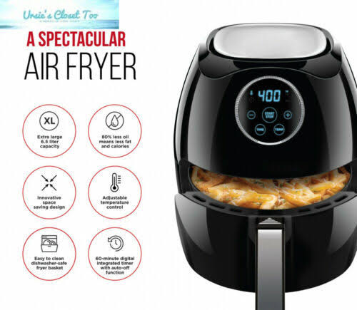 6.5 Liter Air Fryer Oven with Flat Basket J59264