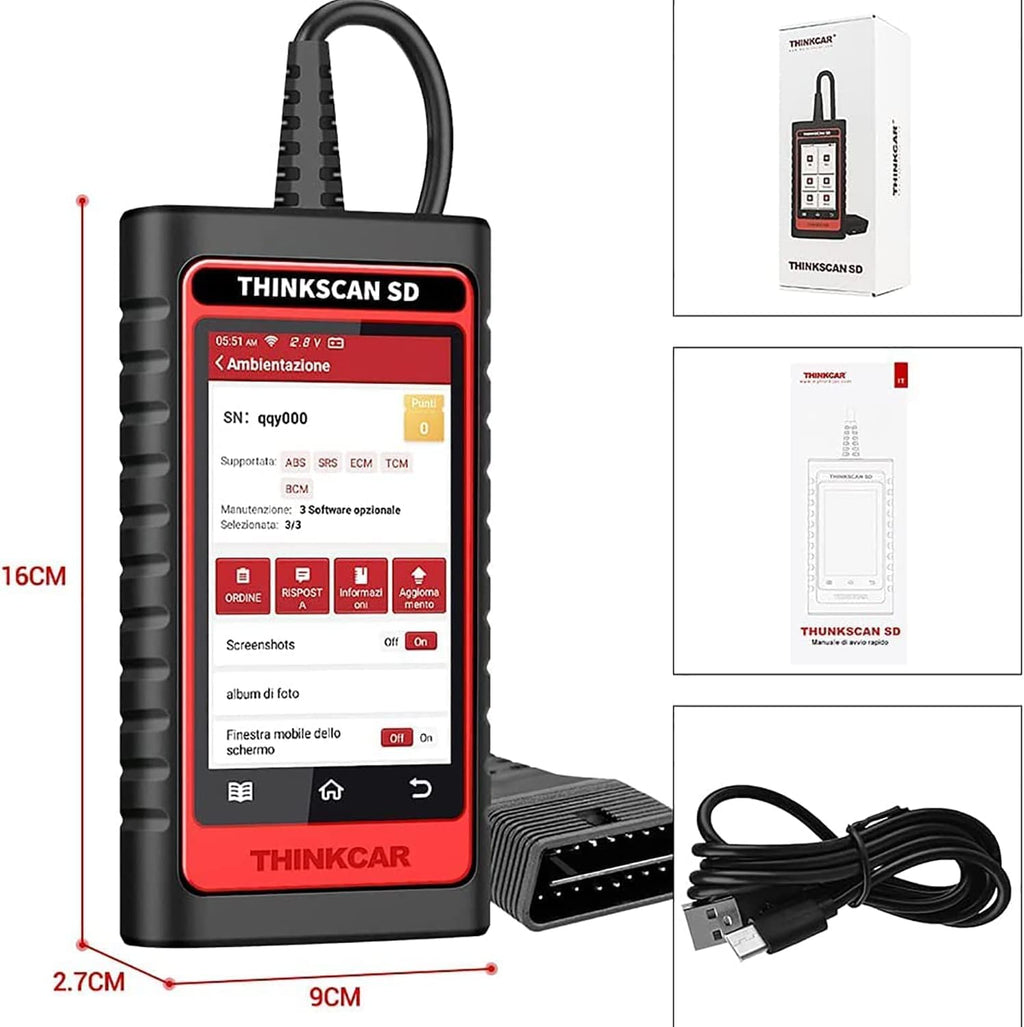 OBD2 Scanner with 28 Reset Car Diagnostic Tool I461776