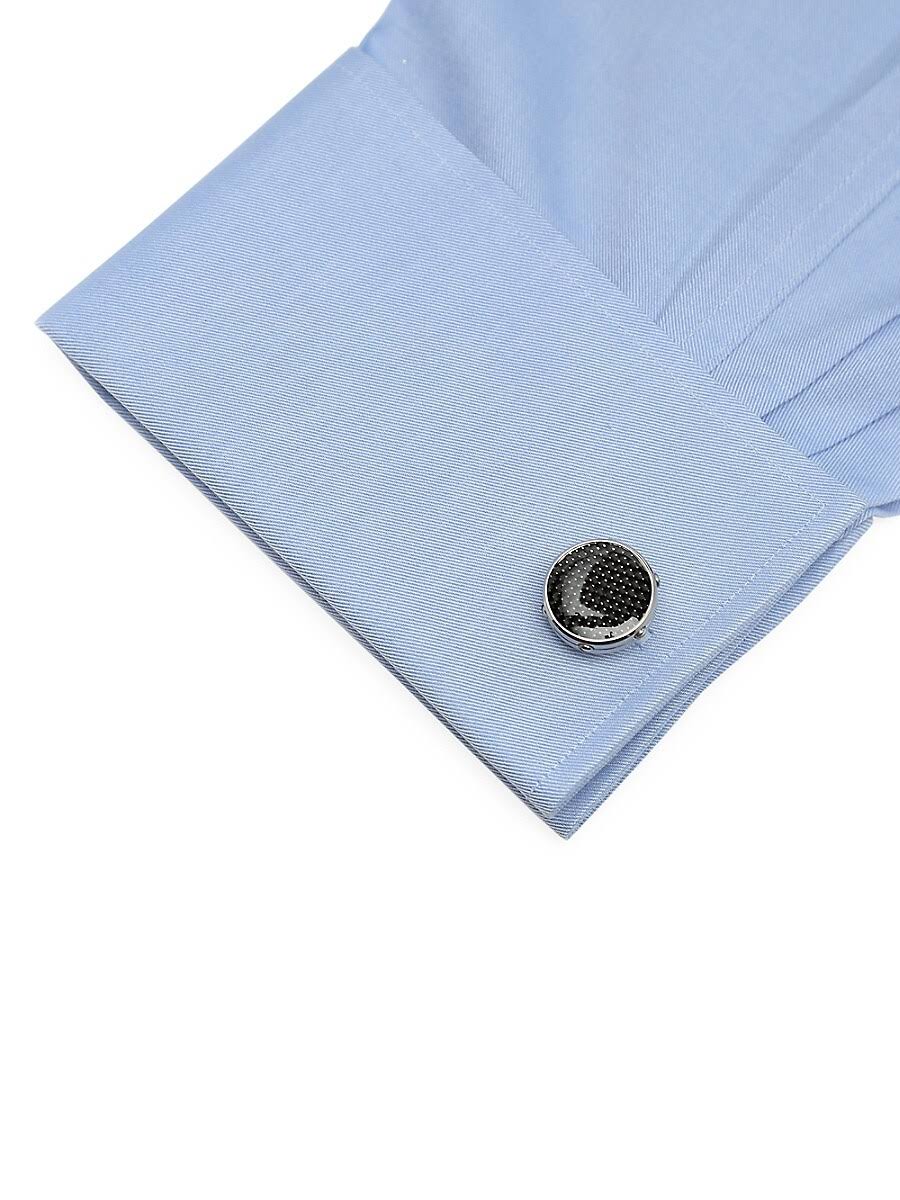 Carbon Fiber Stainless Steel Cufflinks X460142