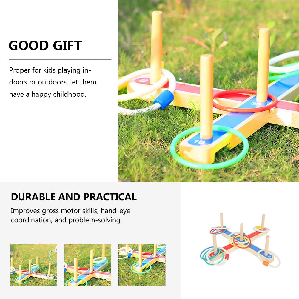 Earth Tones Ring Toss Toy Game P135