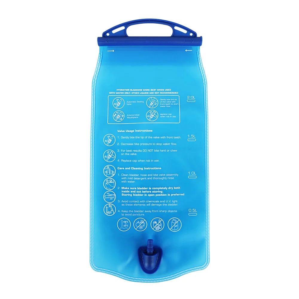 2L Water Bladder Hydration Pack Backpack Z649