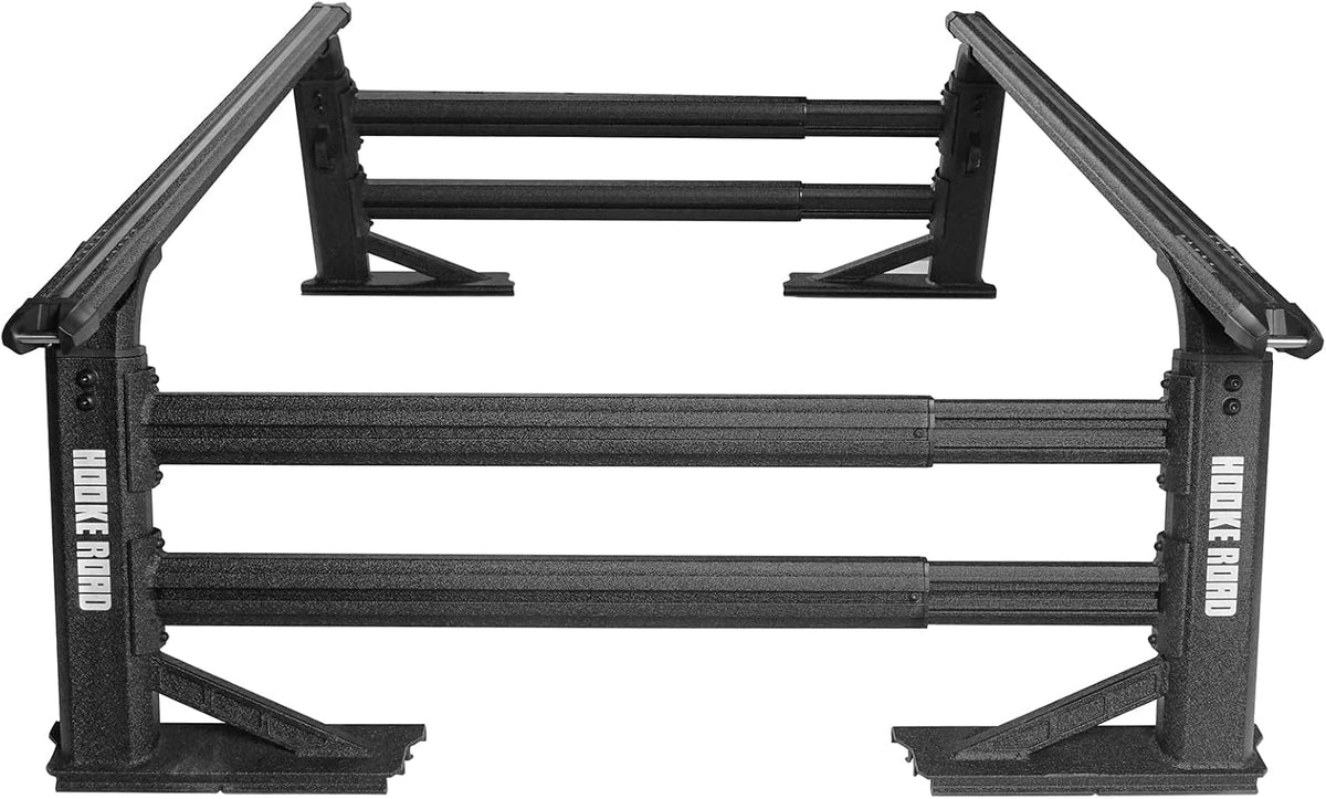 Overland Truck Bed Cargo Rack Extendable Aluminum Truck Ladder Rack Adjustable Height Heavy Duty B311835