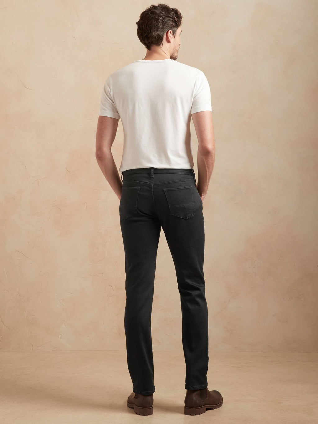 Slim Luxe Traveler Black Jean True Black Size 42W 34L K3923
