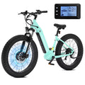 26" Fat Tire Electric Mountain Bike with Dual Motor Y2352
