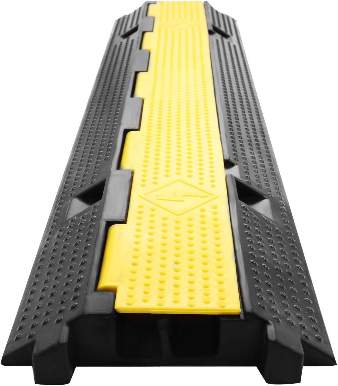 Black Rubber Cable Protector 4 Pack Single Channel B97814
