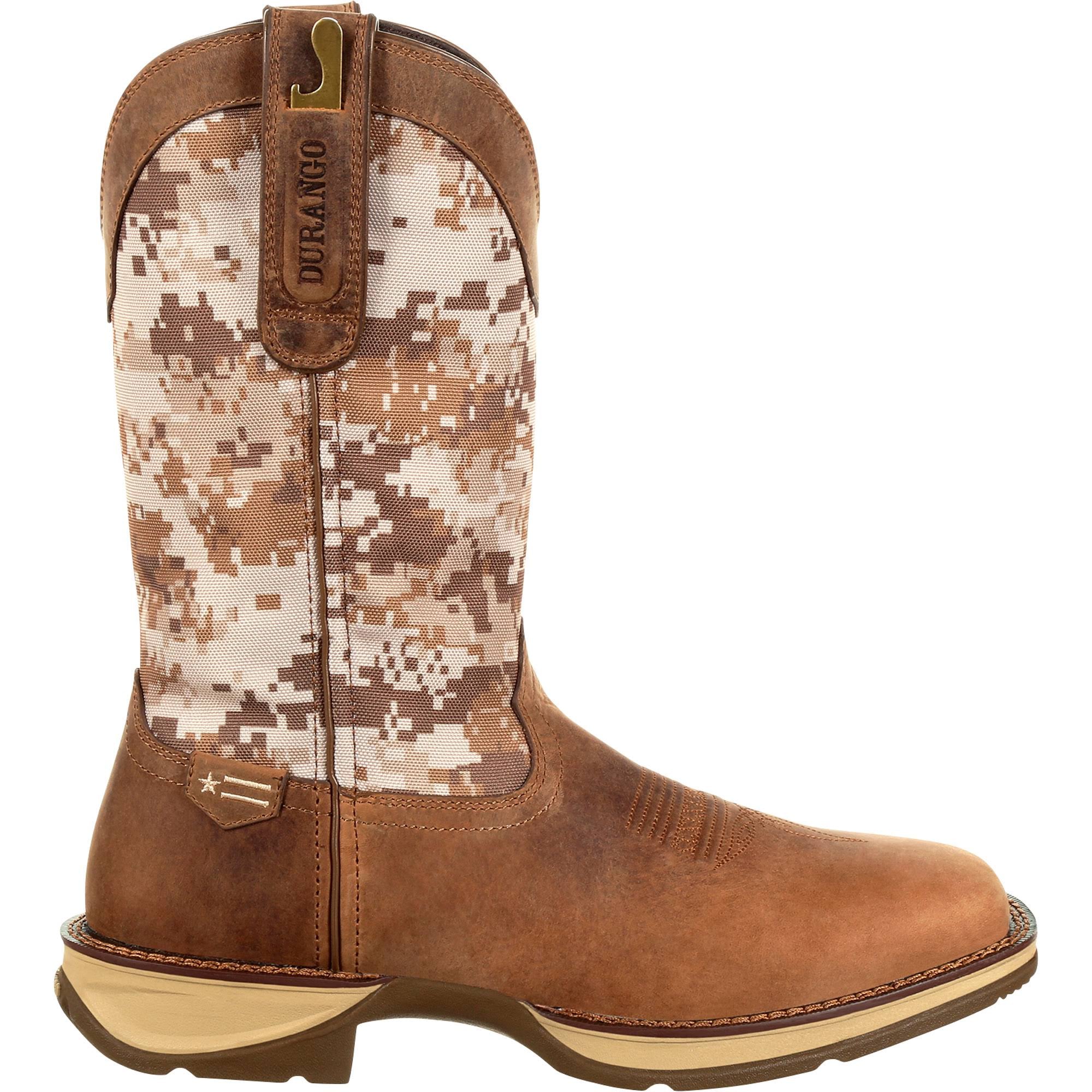 Brown Desert Camo Men&s 11 Boots Z885441