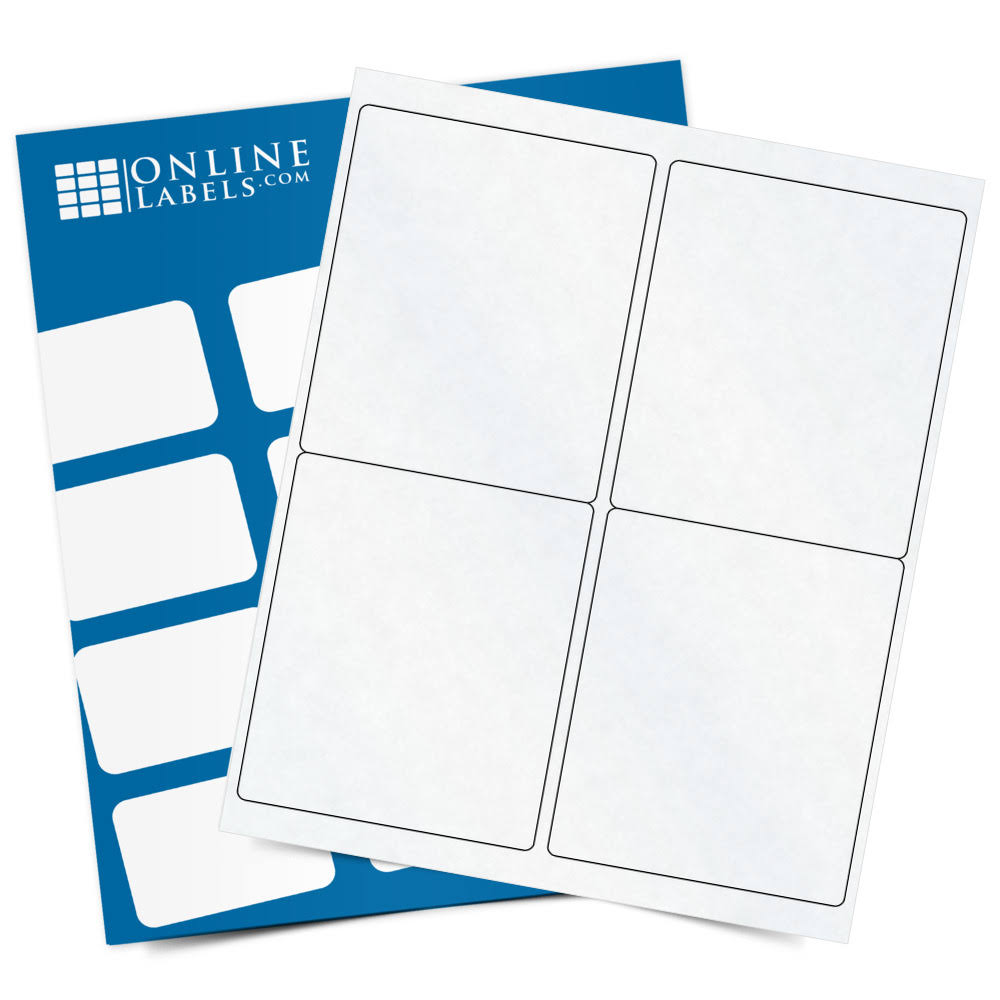 100 Sheets Clear Matte Laser Labels E27247