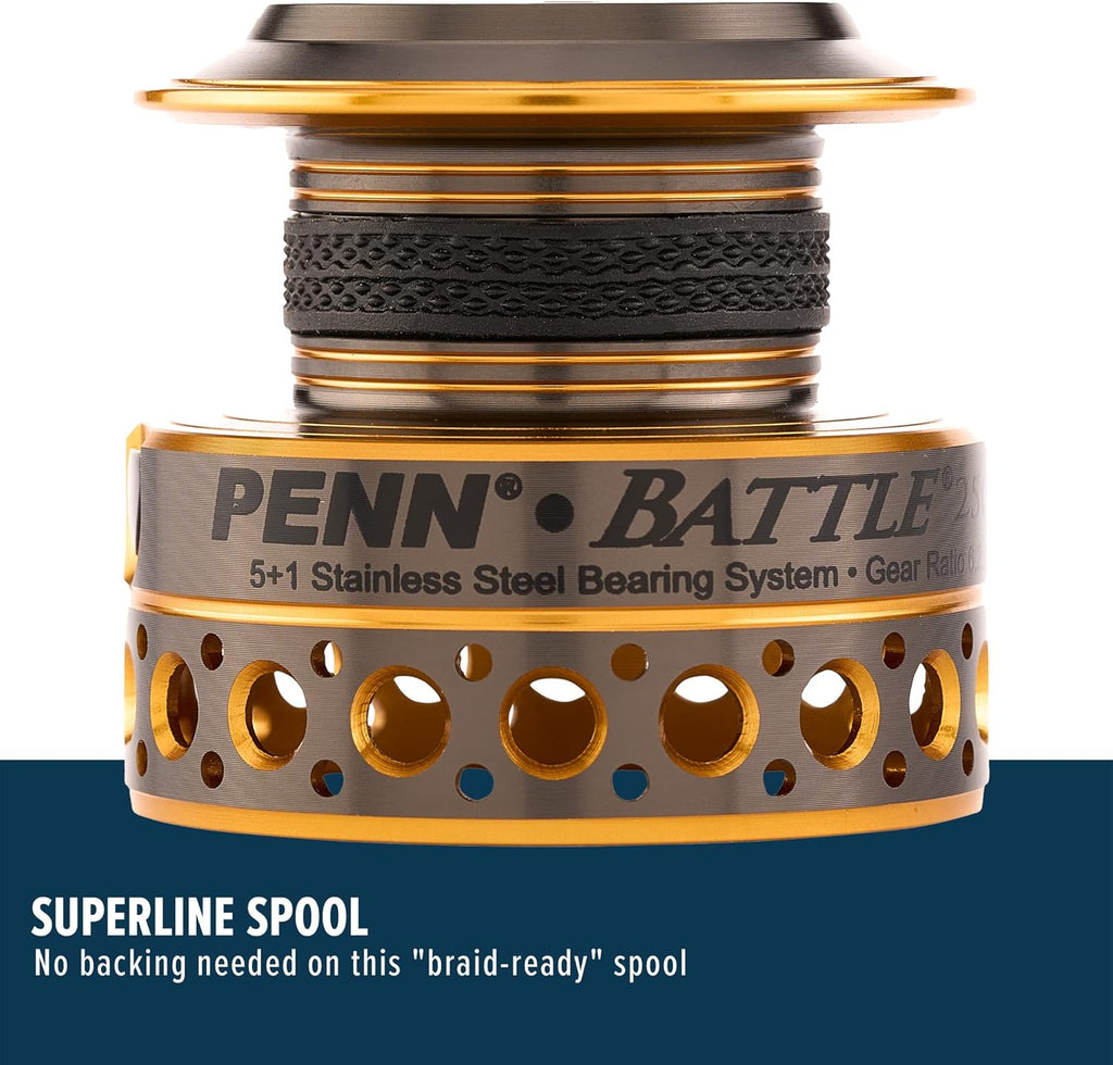 Penn Battle Spinning Reel and Fishing Rod Combo X5665