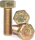 5/8-11 x 4 L9 Hex Cap Screw Yellow Zinc Plated (100) H577936