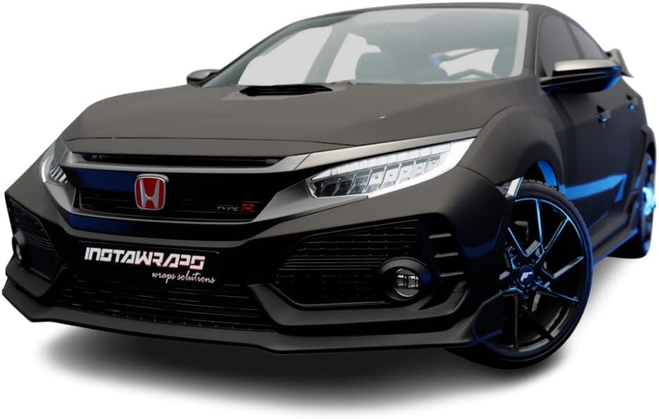 Matte Black 5ft x 3ft Car Wrap Vinyl Film Pack of 2 D56645