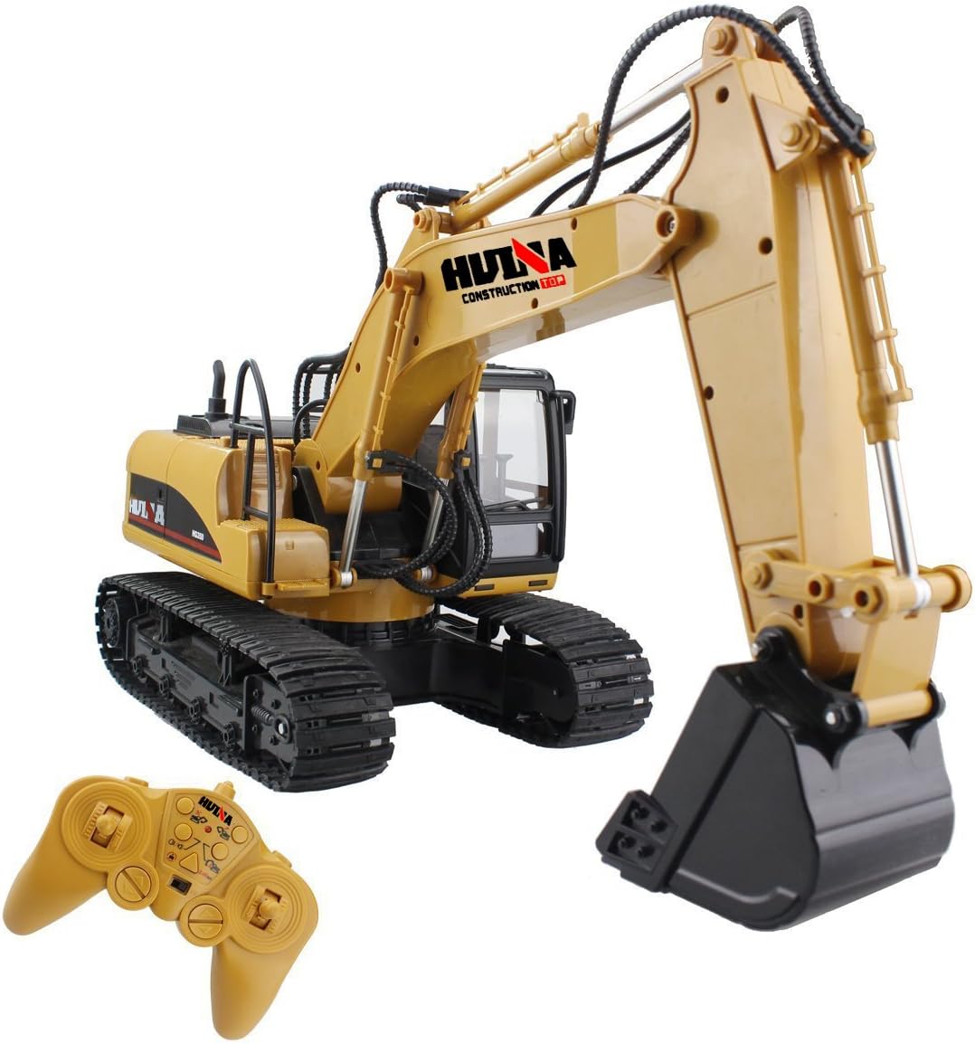 15 Channel RC Excavator Construction Vehicle Toy with Sound and Lights Z6372
