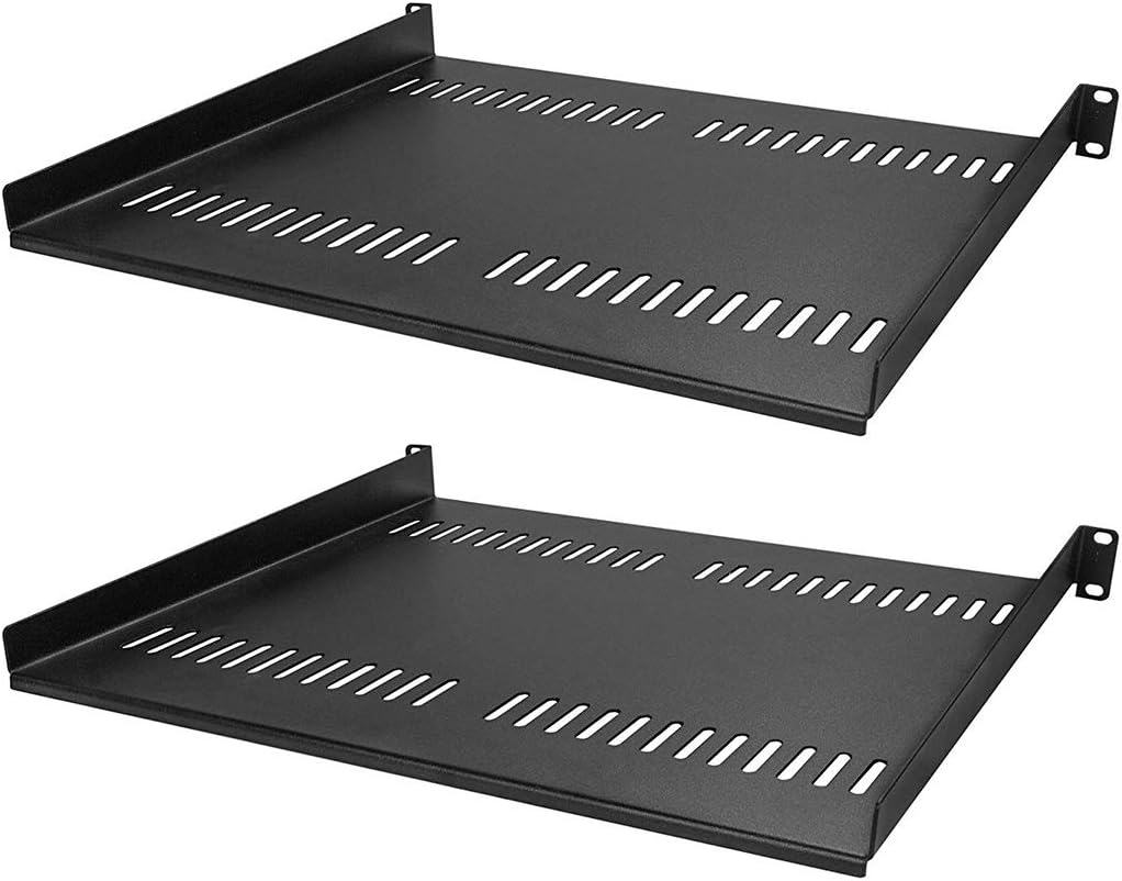 250mm 1U Heavy Duty Steel Sliding Shelf 2 Pack K41605