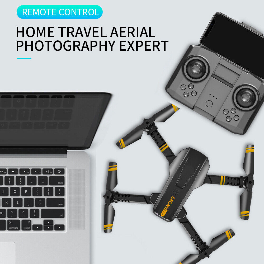 4K HD Dual Camera FPV Foldable Quadcopter with 3 Battery E929157