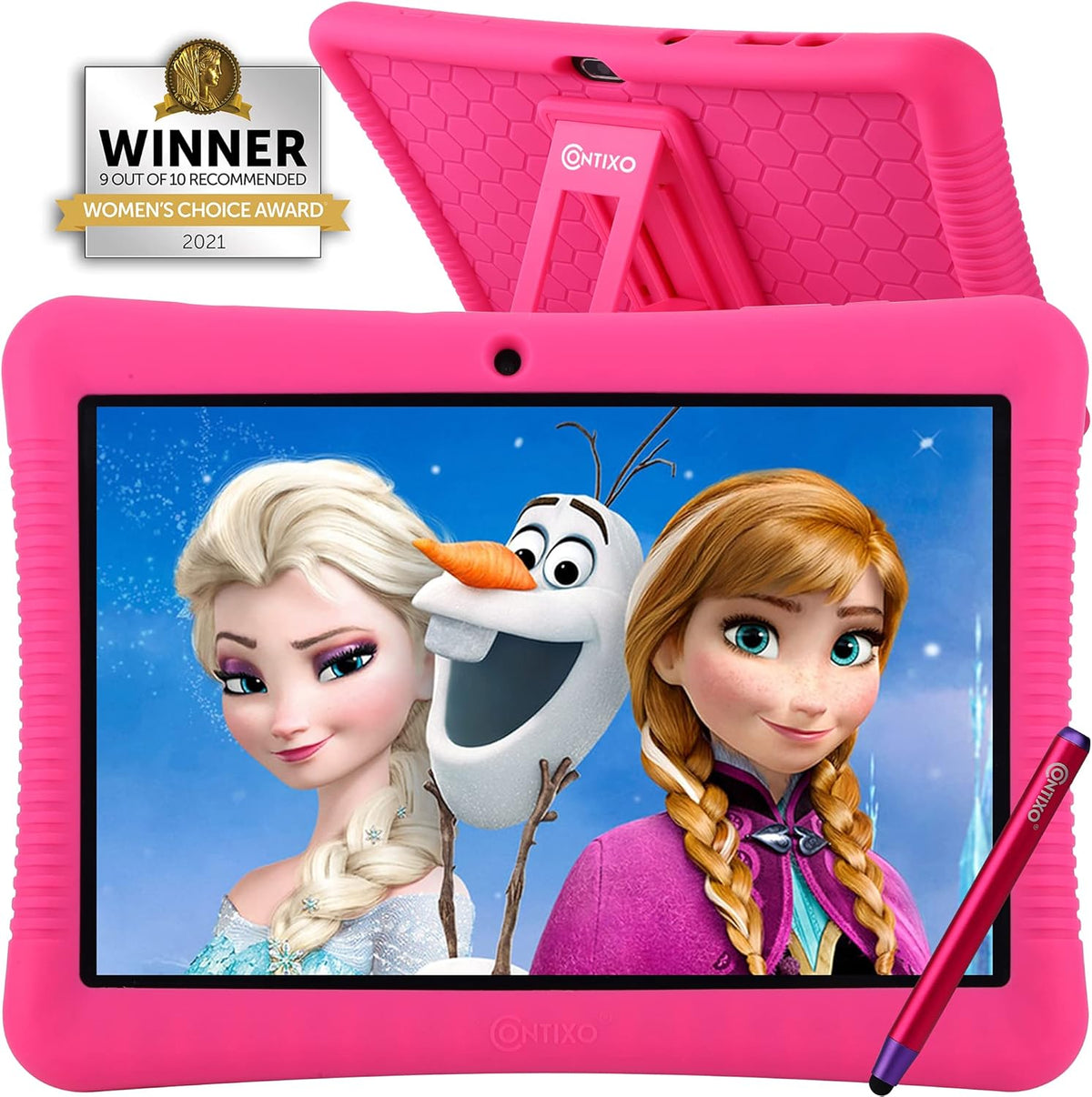 Purple 10-inch Kids Tablet with Camera and Kid-Proof Case H721