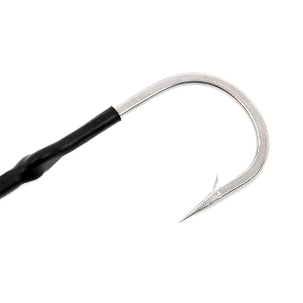 Tiger Orange/Black Mylar Wahoo Lure I545