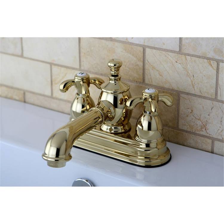 4 in. French Country Centerset Lavatory Faucet with Polished Chrome A58394
