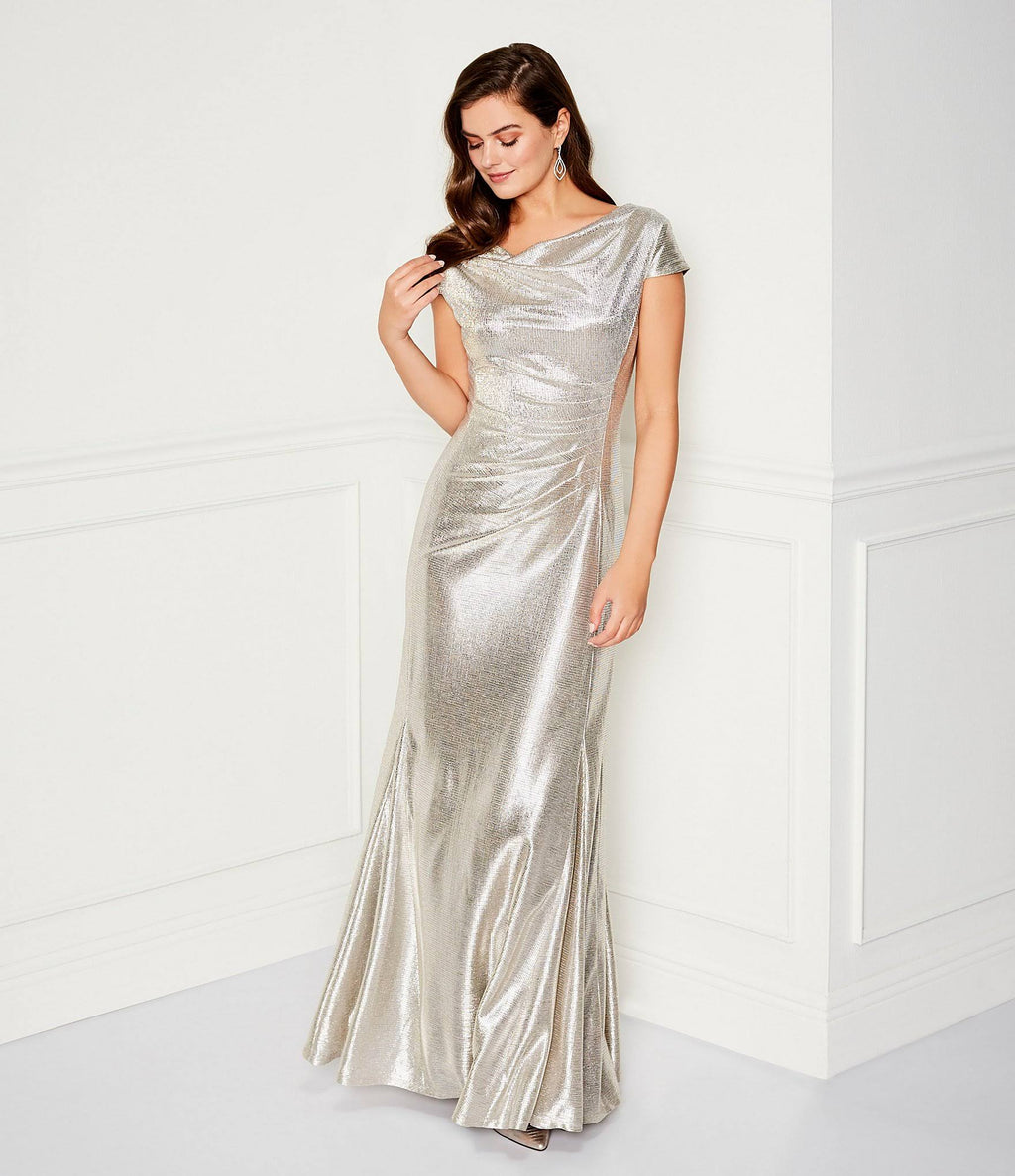 Metallic Knit Gown M74165