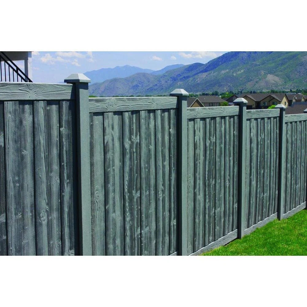 6 ft. H x 6 ft. W Nantucket Gray Composite Fence Panel U664