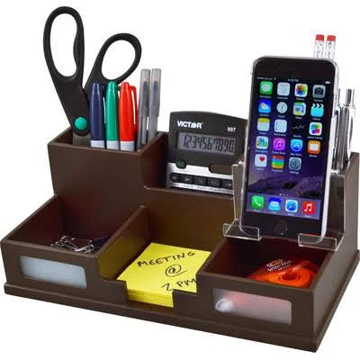 Brown Desk Organizer J795828