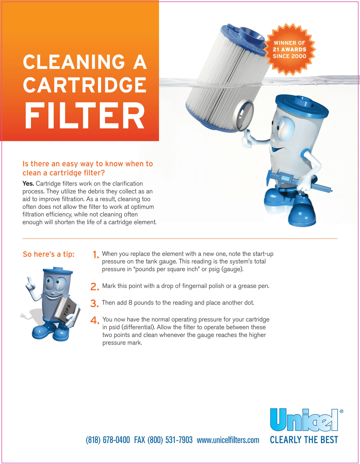 50 Sq. ft. Replacement Filter Cartridge (6 Pack) R311004