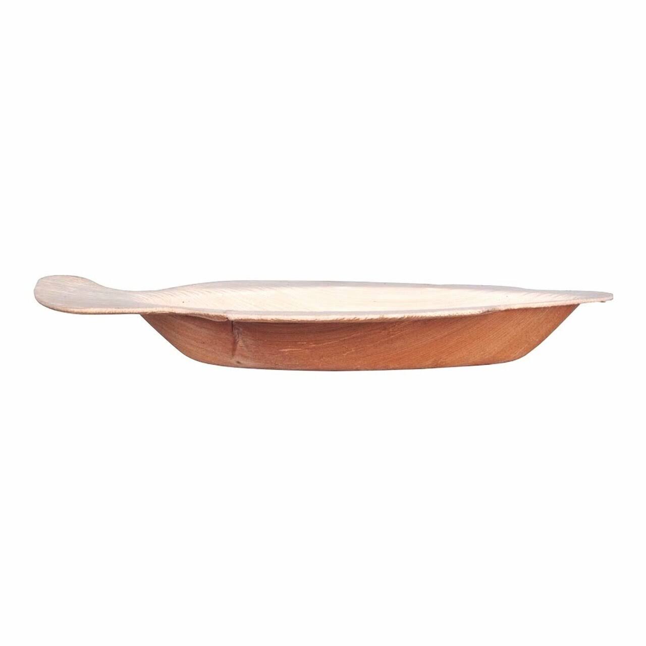 100 Trays Natural Palm Leaf Disposable Trays Y155