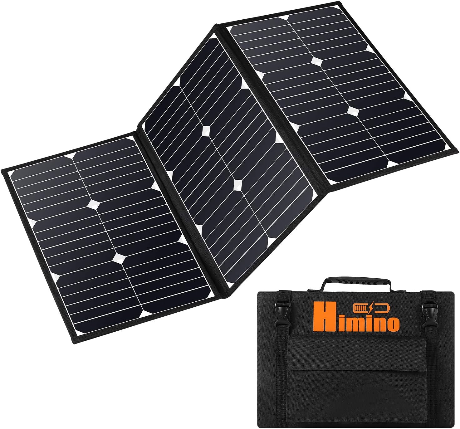 60 Watt Foldable Solar Panel Battery Charger Kit C277914