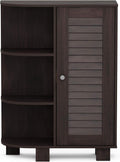 White Louver Door Storage Cabinet Pack of 2 X47495