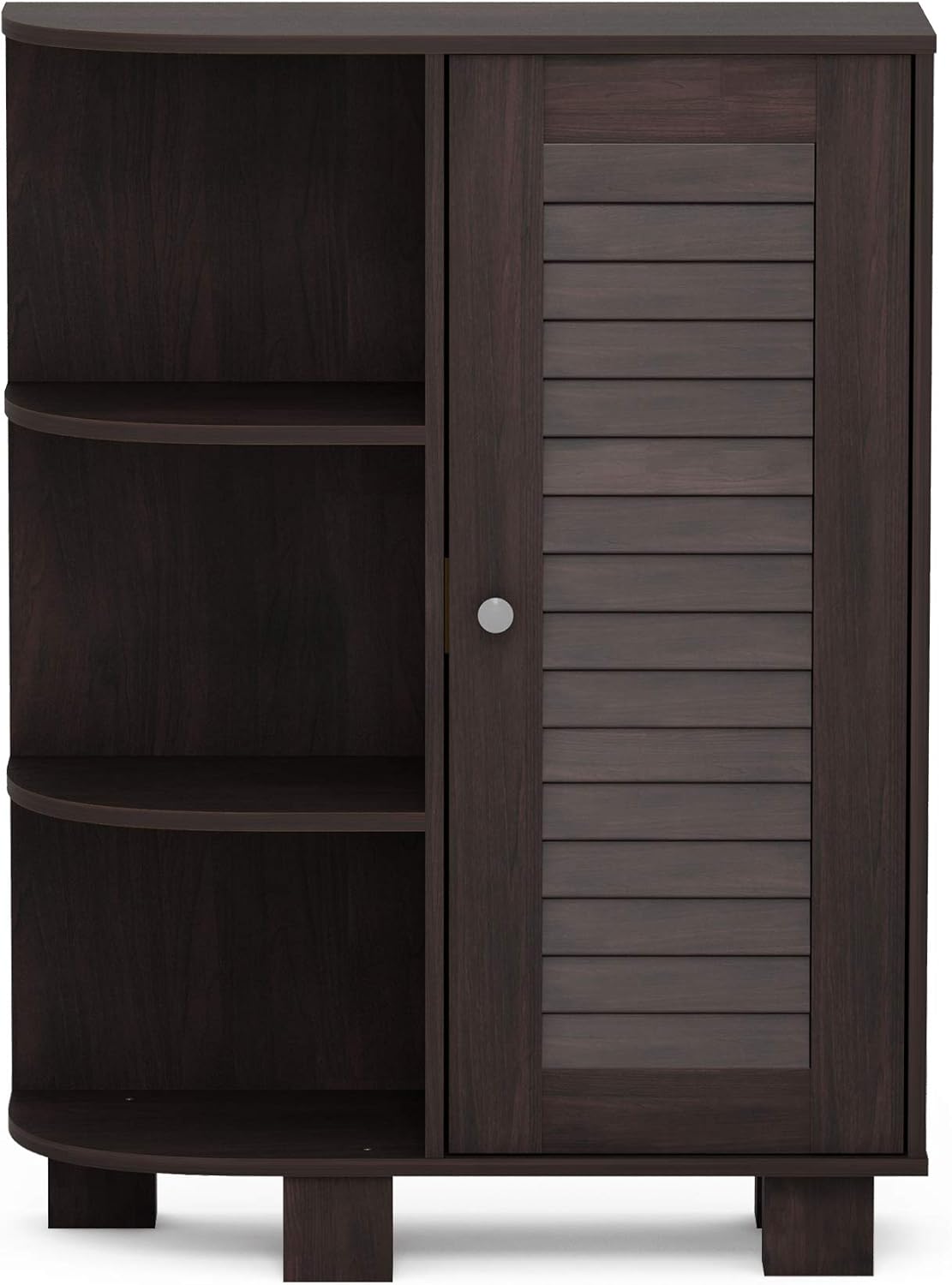 White Louver Door Storage Cabinet Pack of 2 X47495