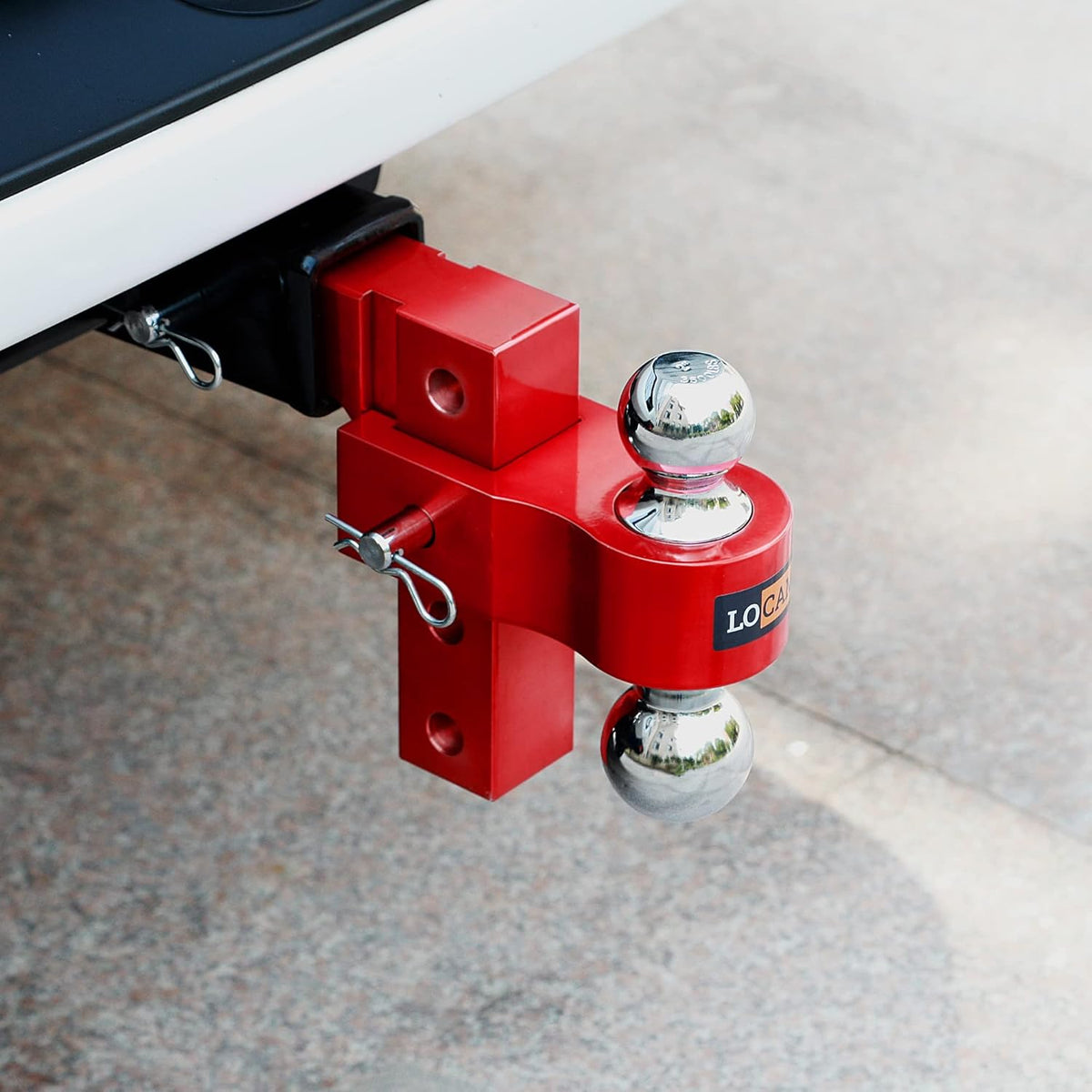 Adjustable Aluminum Trailer Hitch with Double Stainless Steel Pins V5778