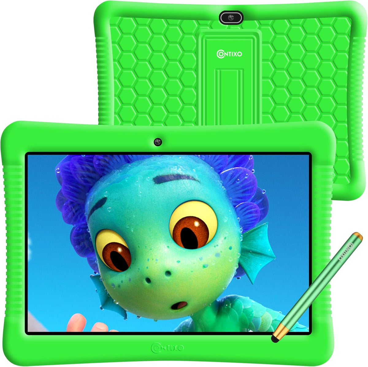 Purple 10-inch Kids Tablet with Camera and Kid-Proof Case H721