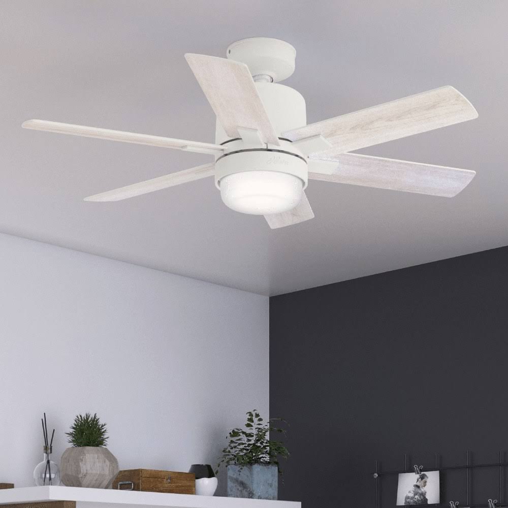 Matte White 44 inch LED Ceiling Fan W39334