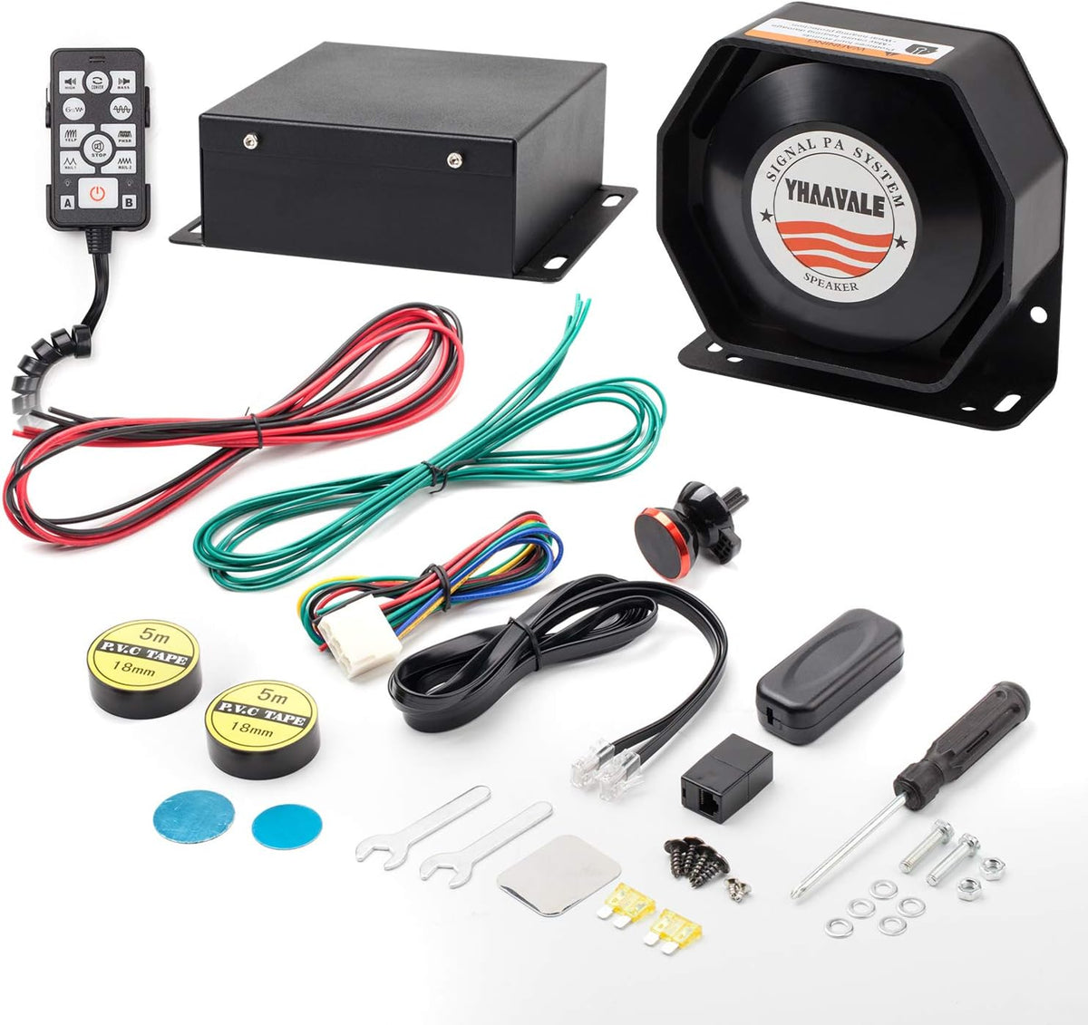 DC12V 100W Multi-Tones Wired Control with Mic Loudspeaker Emergency Electronic PA System K232715