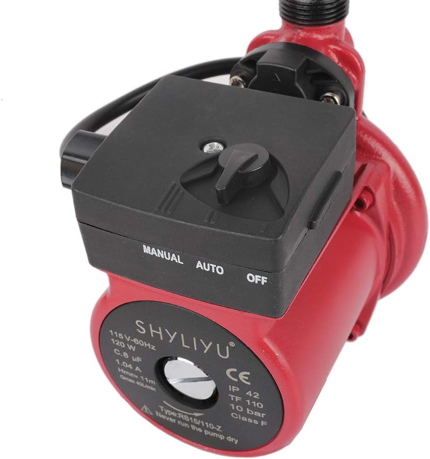 Water Pressure Booster Pump 115V 1 inch Outlet Cast Iron S68988