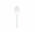 White Plastic Disposable Tasting Spoon - 3000/Case K9170