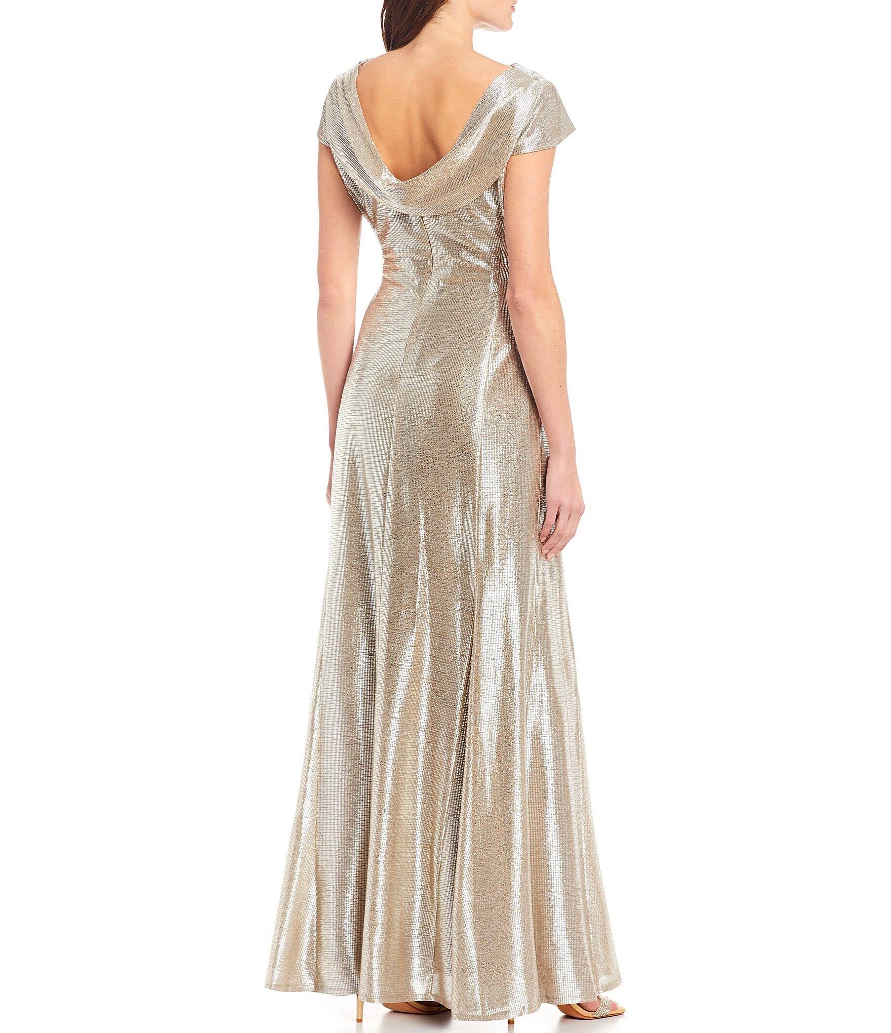 Metallic Knit Gown M74165