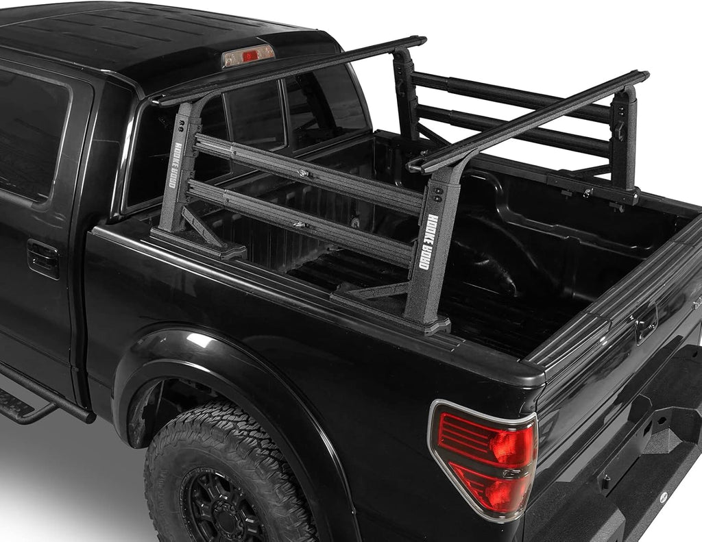 Overland Truck Bed Cargo Rack Extendable Aluminum Truck Ladder Rack Adjustable Height Heavy Duty B311835