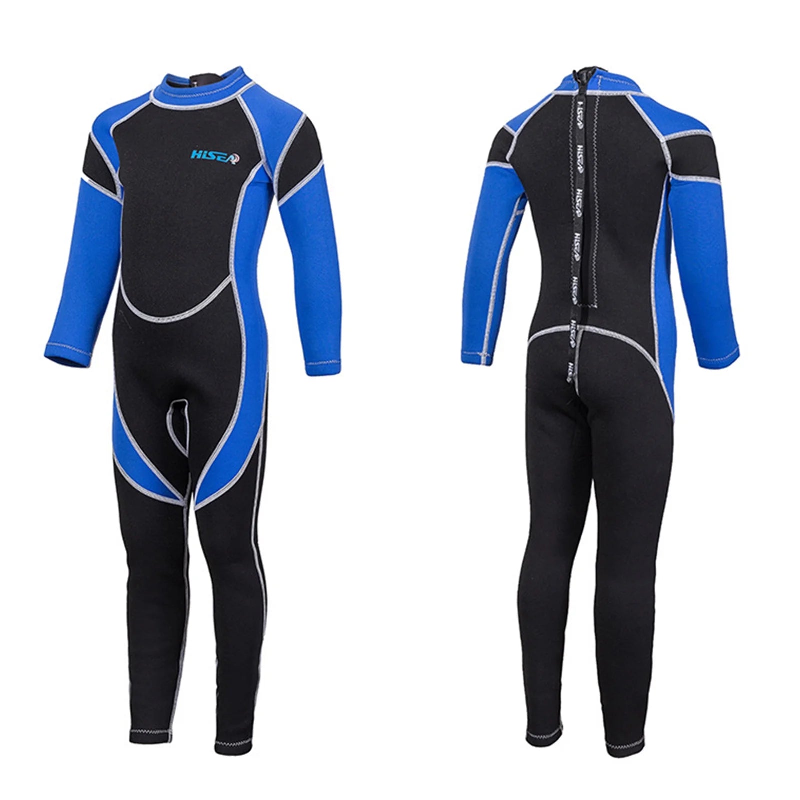 Zippered Long Sleeve One Piece Children Surf Suit N15285
