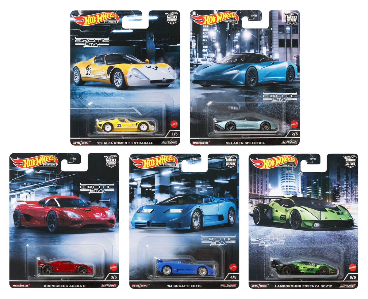 Set of 5 Premium Car Culture Cars N33370