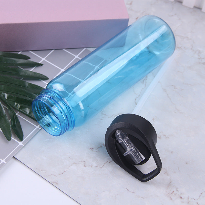 2 Pack Clear 27 oz Plastic Sports Bottle A52298