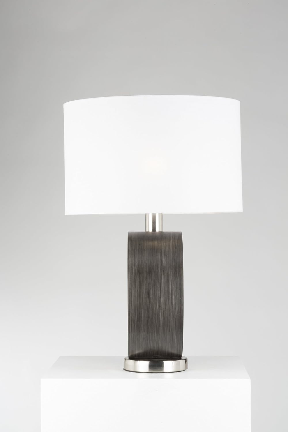 Charcoal Gray Ring Table Lamp Y869702