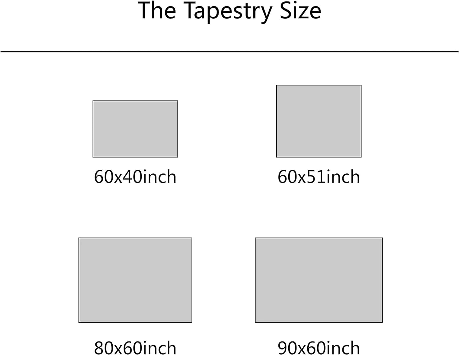 Black Rainbow Dogs Paw Footprints Tapestry Wall Hanging 60"x51" K12170