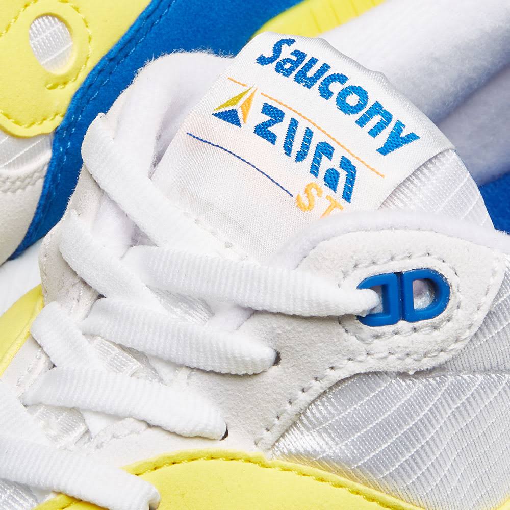 White, Yellow & Blue Saucony Shoes U782