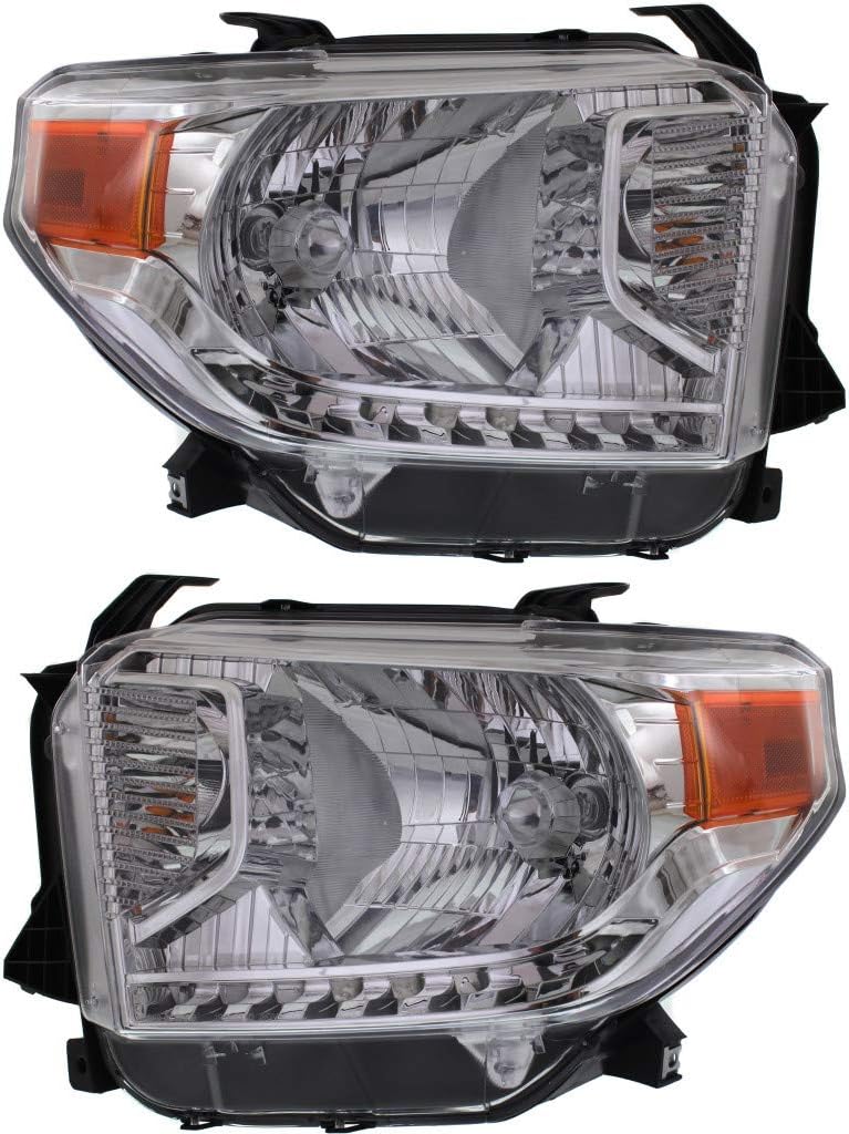Pair Halogen Head Lights for Toyota Tundra Q144712