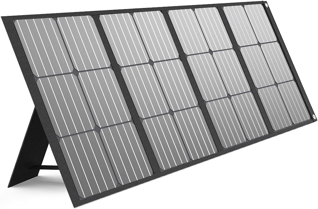 120W Foldable Solar Panel with 2 USB Ports & 18V DC Output H1060