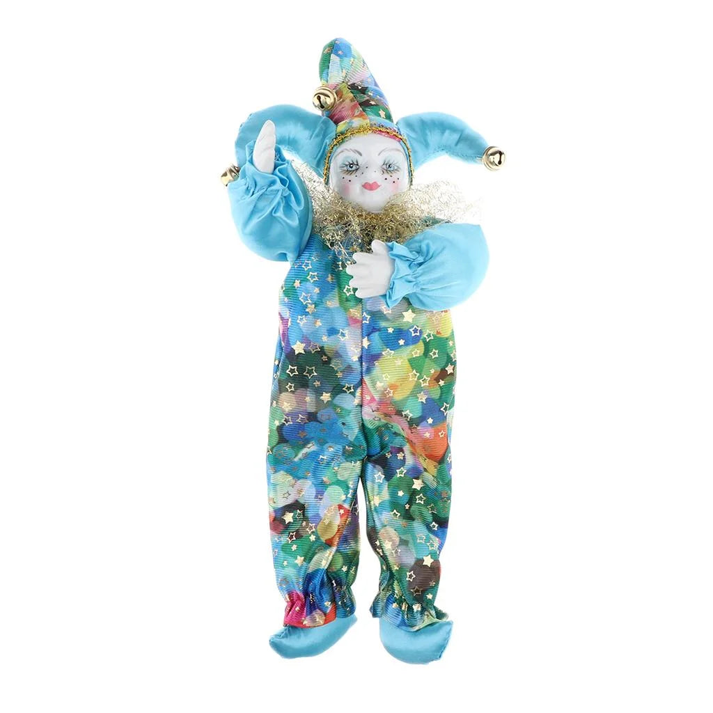 Porcelain Smiling Clown Doll V588717