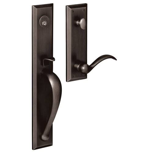 Lifetime Satin Nickel Single Cylinder Mortise Entry Handleset with Lever K257