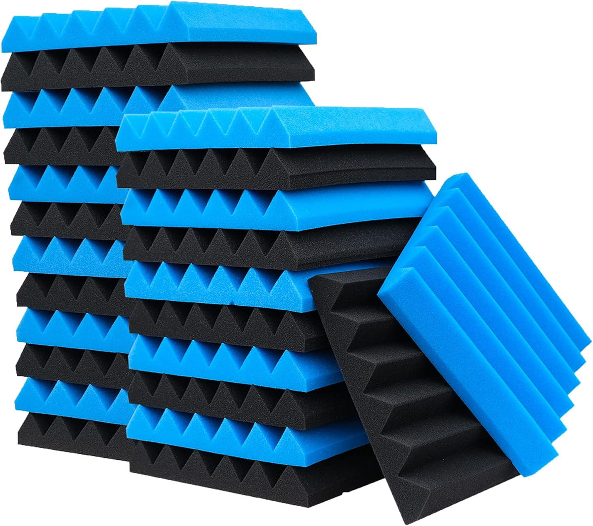 24 Pack 2 x 12 x 12 Sound Proof Foam Panels Z37316